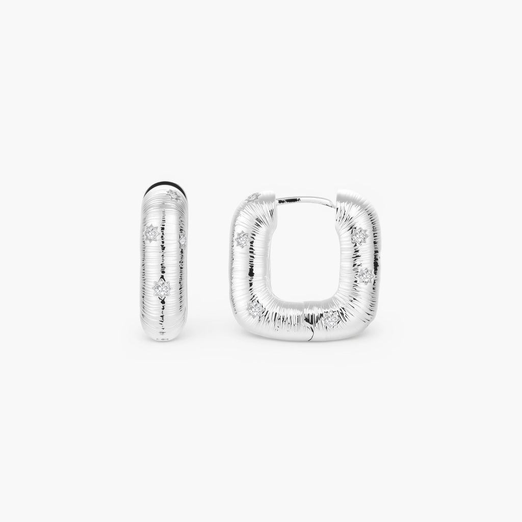 Textured Hoop Earrings