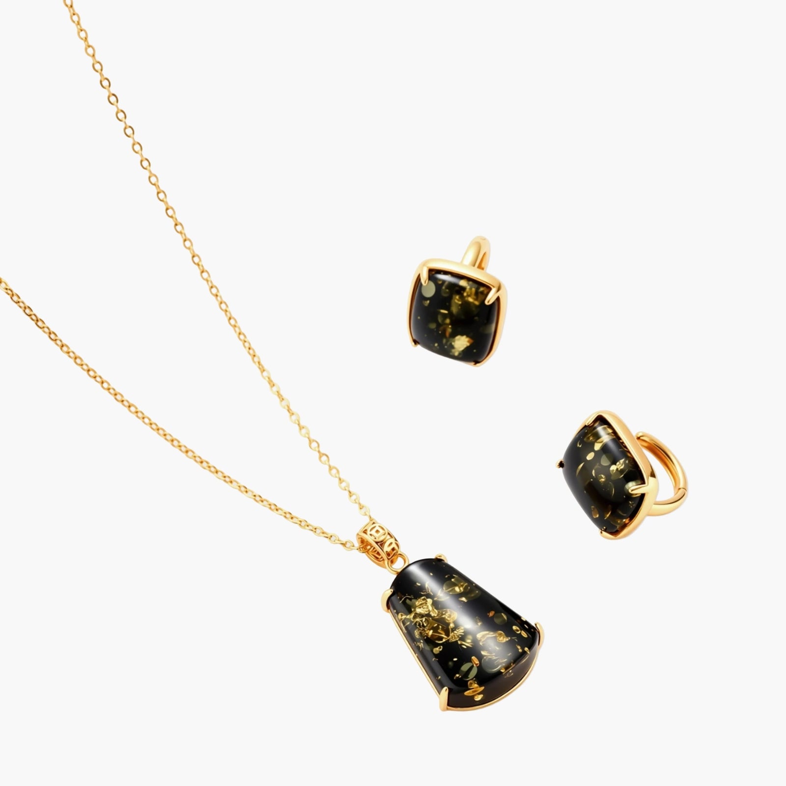Forest Gold Amber Necklace