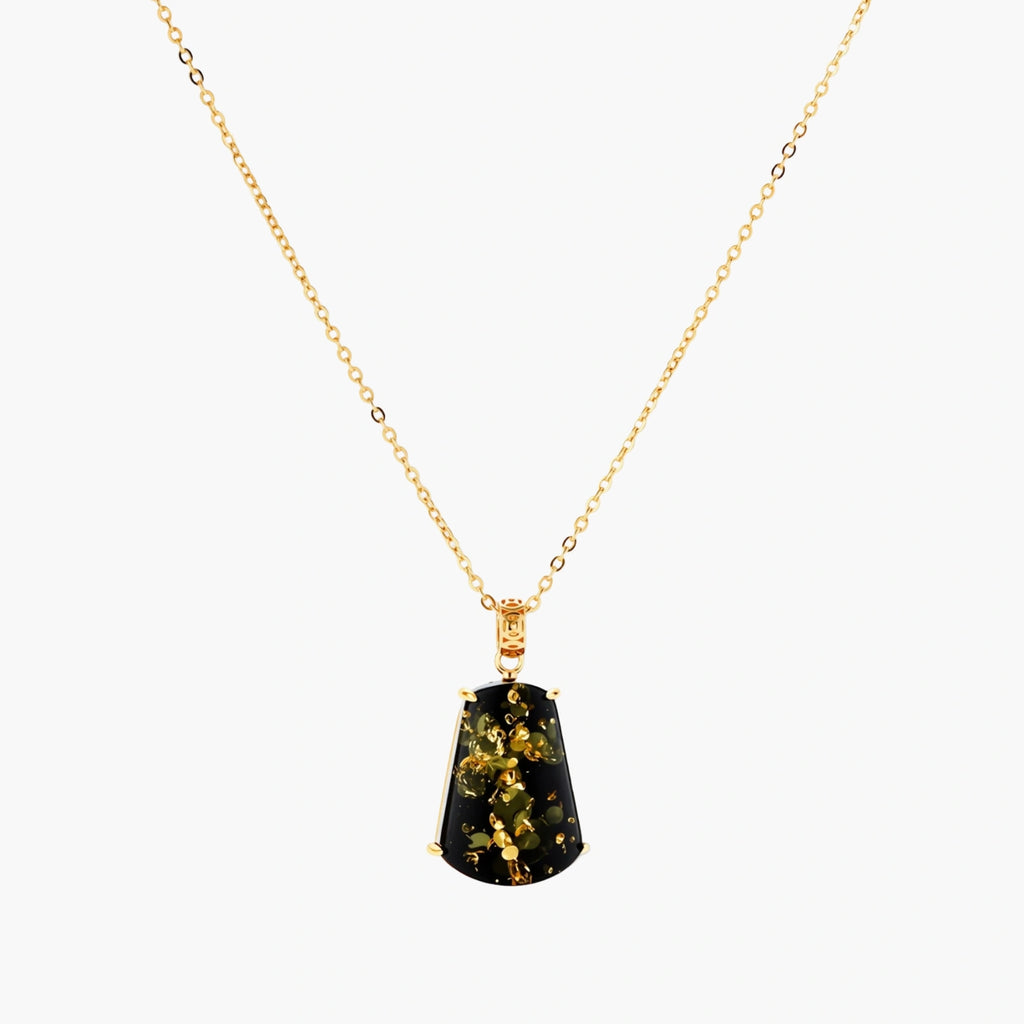 Forest Gold Amber Necklace