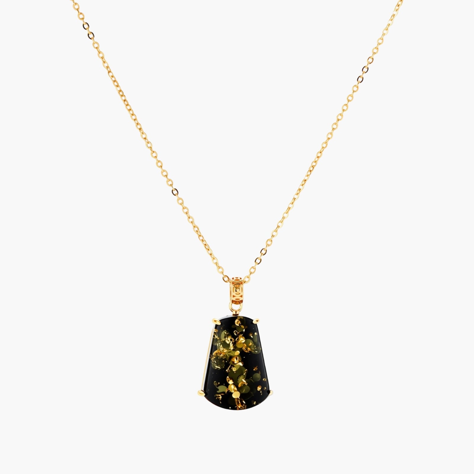 Forest Gold Amber Necklace