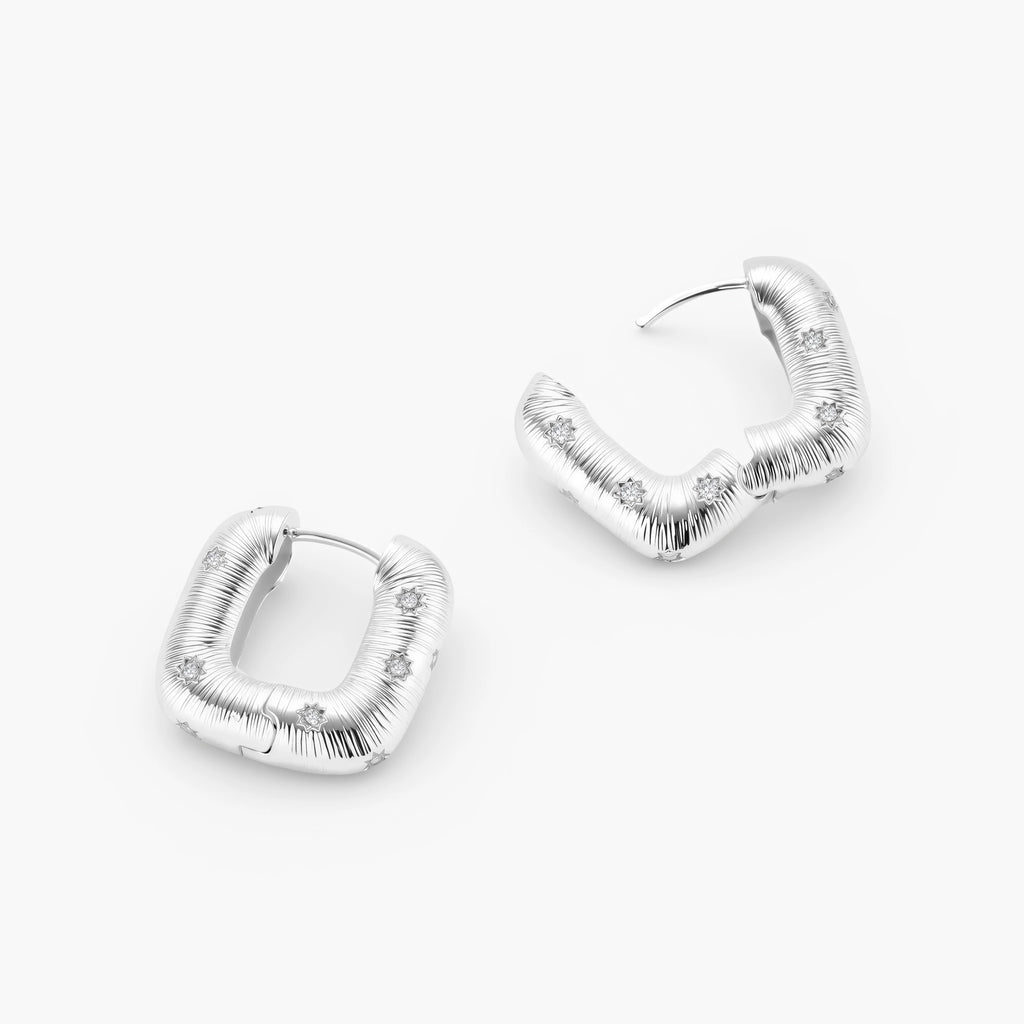 Textured Hoop Earrings