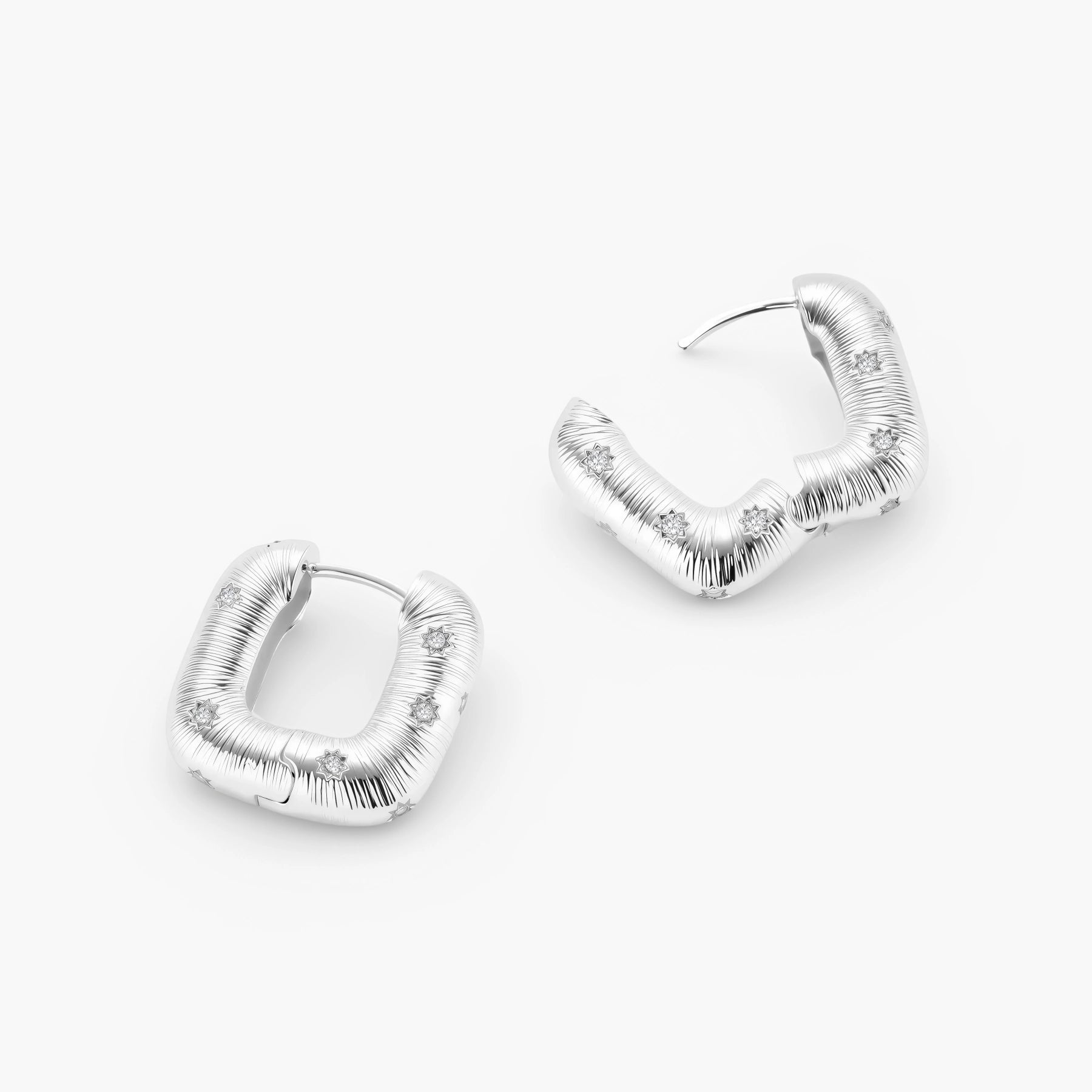 Textured Hoop Earrings